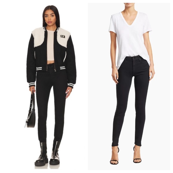 MOTHER Denim - MOTHER | The Looker in Not Guilty Stretch Jeans | Black | 26